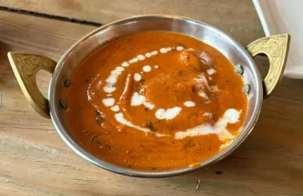 Delicious Butter Chicken at Petu Indian Curry & Kabab in Drumheller, AB