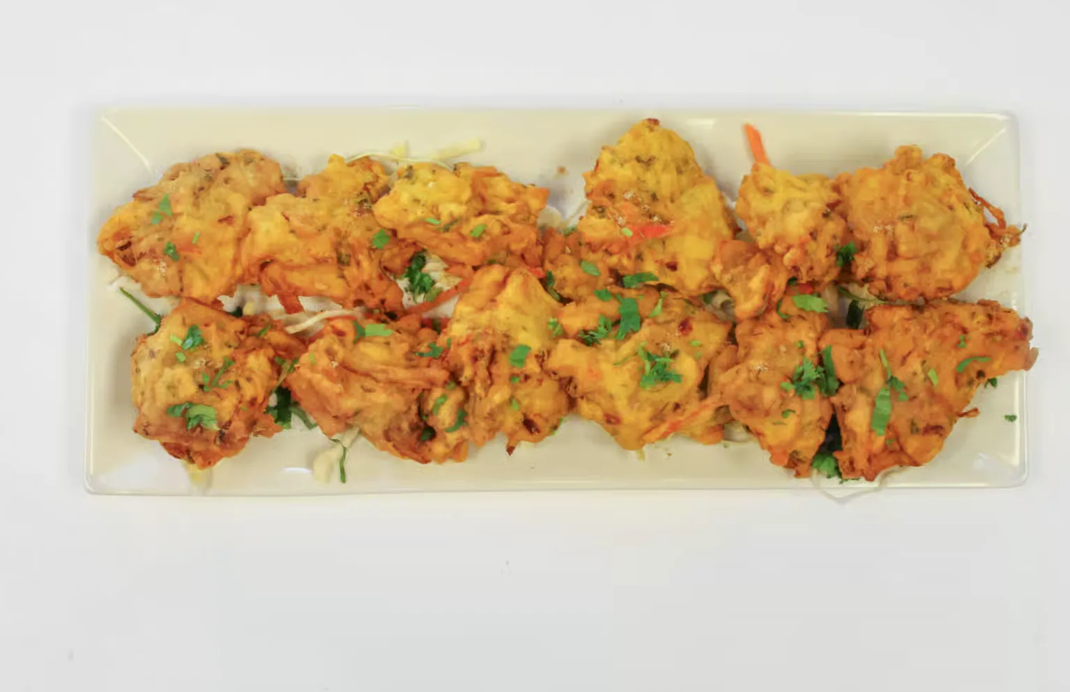 Vegetable Pakora at Petu Indian Curry & Kabab Drumheller